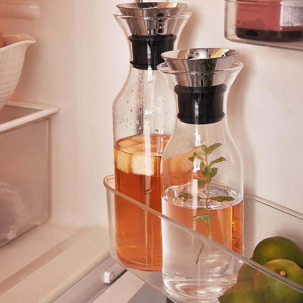 Drinkware Jug High Borosilicate Glass Container Bottle Cold Hot Kettle Restaurant Home Lemon Juice Tea Milk Cup Accessories Tool