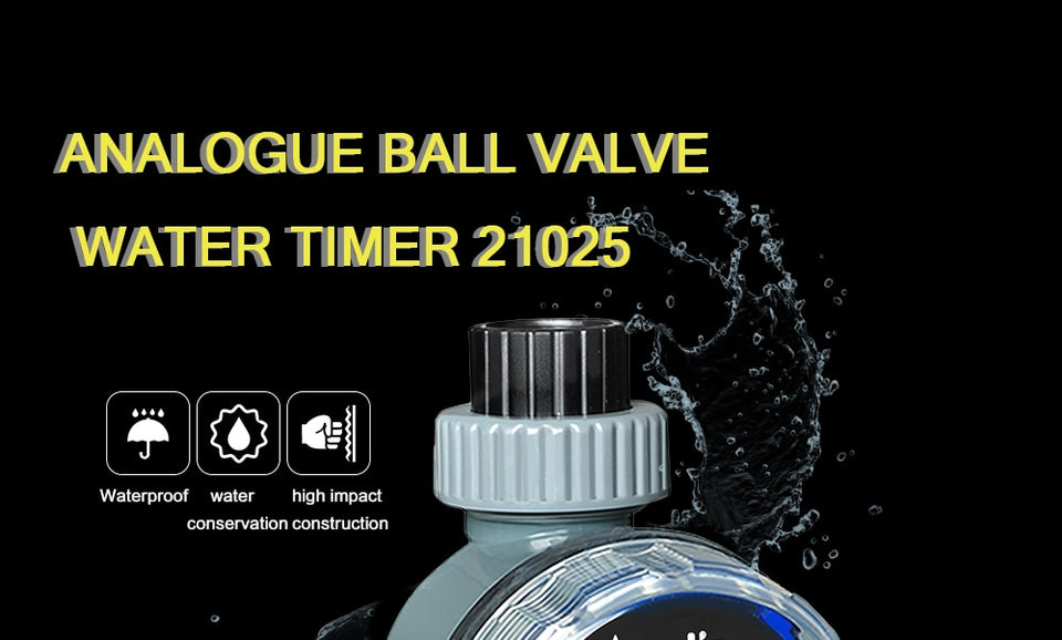 Garden  Watering Timer Ball Valve Automatic Electronic Water Timer Home Garden Irrigation Timer Controller  System #21025