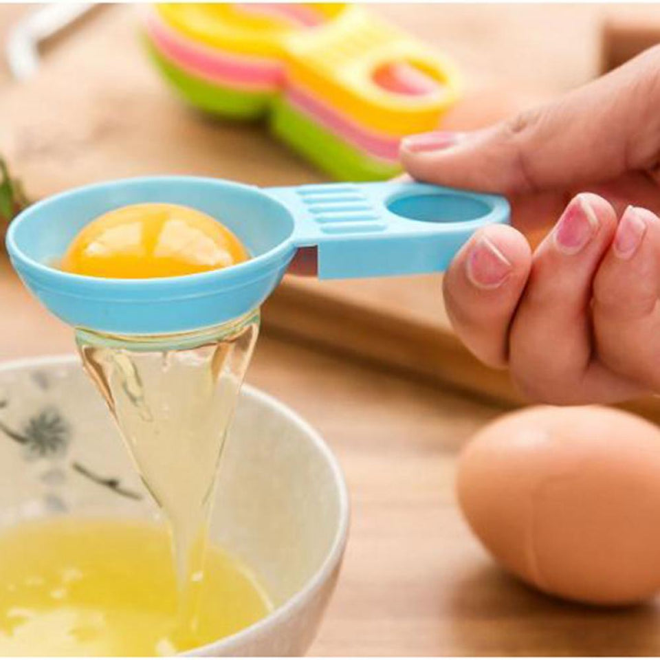 Mini e gg Yolk White Separator With s ilicone Holder e gg Filter Kitchen Accessories