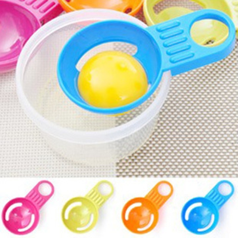 Mini e gg Yolk White Separator With s ilicone Holder e gg Filter Kitchen Accessories