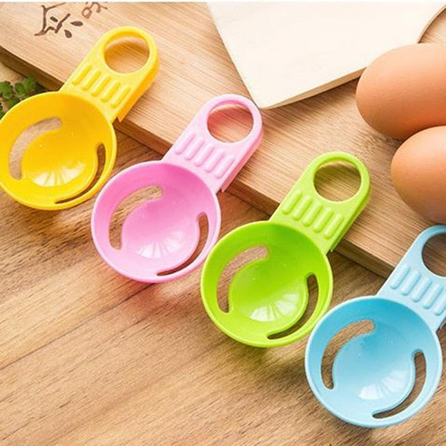 Mini e gg Yolk White Separator With s ilicone Holder e gg Filter Kitchen Accessories