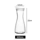 Plastic Water Pitcher Transparent Water Carafe for Coffee Juice Ice Tea Wine Beverage Dispenser Tea Pot with Lid Drinkware