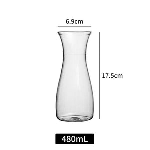 Plastic Water Pitcher Transparent Water Carafe for Coffee Juice Ice Tea Wine Beverage Dispenser Tea Pot with Lid Drinkware