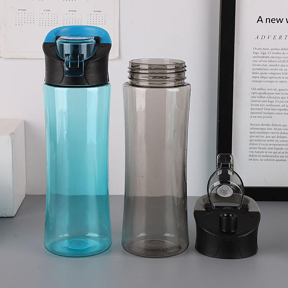 600ml Outdoor Portable Plastic School Water Bottle Climbing Leakproof Transparent Drinkware Bottles Sports Travel Drinkinng Cup