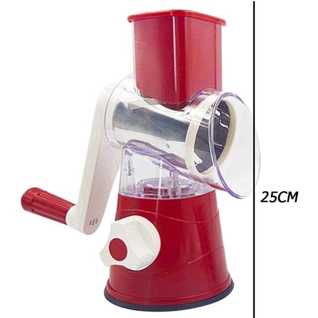 Multi-functional Manual Rotating Grater Round Slicers Chopper Vegetable Fruit Cutter Kitchen Tool Food Processors