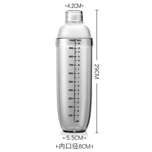 Plastic Cocktail Shaker 350ml/530ml/700ml/1000ml Wine Beverage Mixer Wine Shaker Drink Mixer Barware home bar tools mx3161438