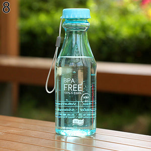 BPA free 350ml Leak-Proof Sports Water Bottle Large Capacity Plastic Bottle Bicycle Camping Sports Bottle Drinkware Cover Lip