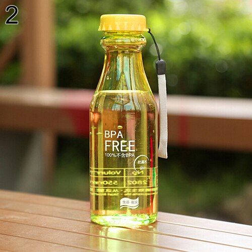BPA free 350ml Leak-Proof Sports Water Bottle Large Capacity Plastic Bottle Bicycle Camping Sports Bottle Drinkware Cover Lip
