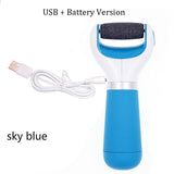 Electric Foot Care tool pedicure Machine Hard Dry Dead Cuticle foot Skin Remover Pedicure Peeler beauty health USB foot roller