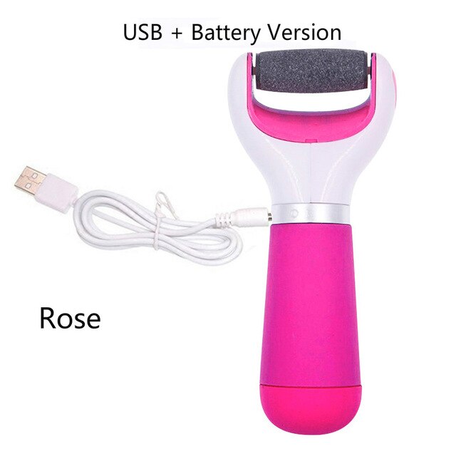 Electric Foot Care tool pedicure Machine Hard Dry Dead Cuticle foot Skin Remover Pedicure Peeler beauty health USB foot roller