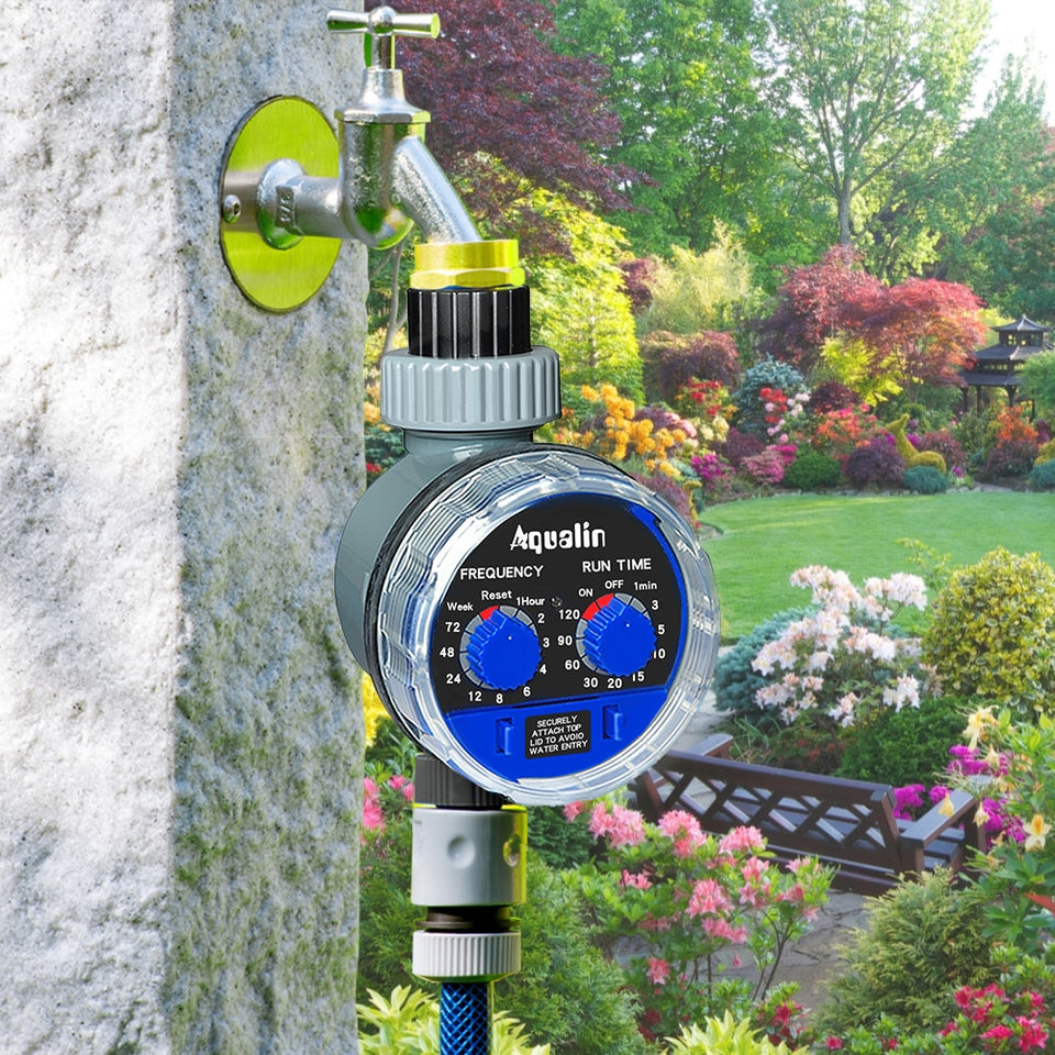 Garden  Watering Timer Ball Valve Automatic Electronic Water Timer Home Garden Irrigation Timer Controller  System #21025
